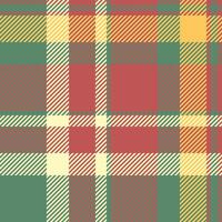 Warm autumnal plaid pattern. Perfect for textile design, fallthemed projects, or as a background. This image evokes feelings of comfort and nostalgia. vector