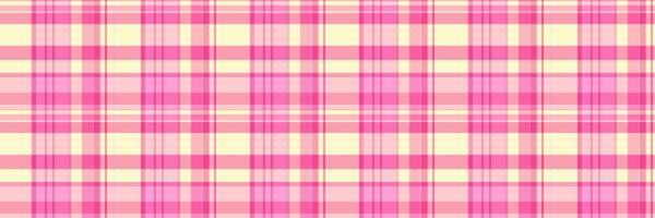 Sweet pastel pink and cream plaid pattern. Perfect for backgrounds, textiles, or feminine designs. This cheerful, repeating texture evokes feelings of joy and nostalgia. vector