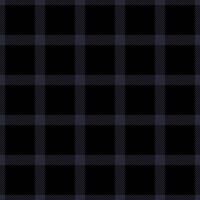 Idea pattern textile , vibrant tartan background seamless. Towel fabric texture check plaid in dark and black colors. vector
