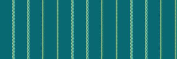 Blatform seamless pattern background, dividing vertical lines. Mintage textile stripe texture fabric in cyan and lime colors. vector