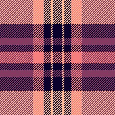 Stylish diagonal plaid pattern in muted coral, mauve, and navy. Perfect for textile design, website backgrounds, or fashion projects. Adds a touch of modern elegance to any design.