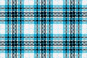 Volume pattern check plaid, fade background seamless. Rectangle fabric textile texture tartan in cyan and white colors. vector