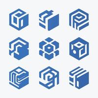 CubeCraft Cube collection logo vector