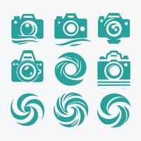 Fusion Camera Shutter Collection Logo vector