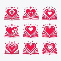 The Heart Shelf collection logo vector