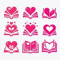 Heart bound collection logo vector
