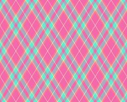 Vibrant pastel plaid pattern in pink, teal, and gray. Perfect for textile design, scrapbooking, website backgrounds, or fashion projects. A cheerful and modern geometric textile design. vector