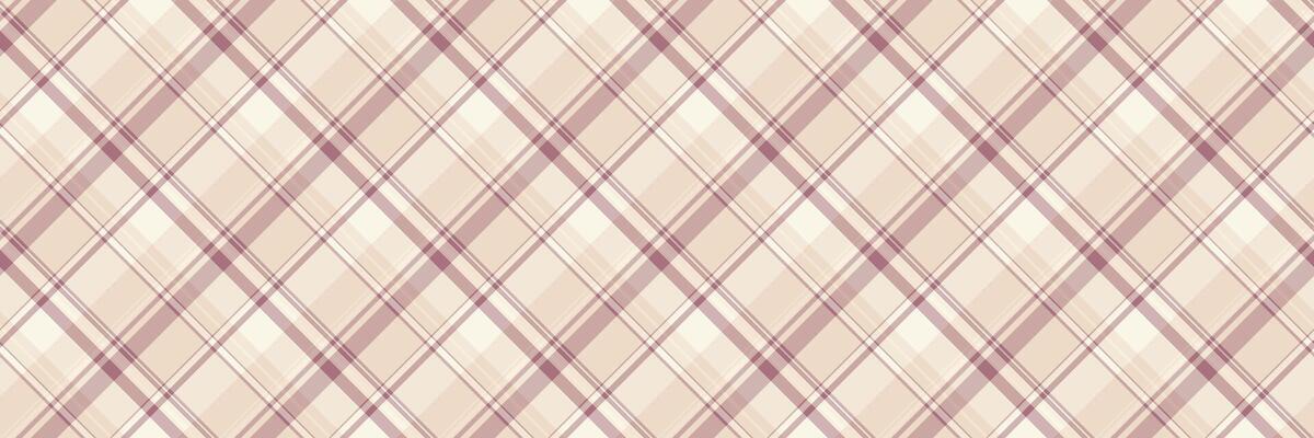 Elegant diagonal plaid pattern in soft beige and mauve tones. Perfect for textile design, wallpaper, packaging, or website backgrounds.