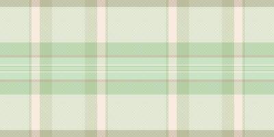 Subtle mint green and beige plaid pattern. Perfect for backgrounds, textiles, packaging, and more. Evokes calmness, serenity, and a touch of rustic charm. Ideal for spring or summer designs. vector