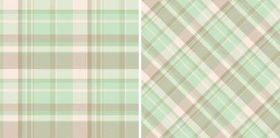 Tartan seamless plaid of pattern check with a textile fabric texture background. Set in earth colors of elegant tablecloths for special occasions. vector