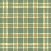Elegant sage green and beige plaid pattern. Perfect for textile design, apparel, home decor, or website backgrounds. vector