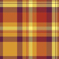 Warm autumnal plaid pattern. Perfect for fallthemed designs, textile prints, or website backgrounds. This vibrant, seamless texture evokes feelings of comfort and nostalgia. vector
