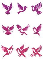 Swift Sparrow collection logo vector