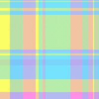 Delightful pastel plaid pattern in soft, spring colors. Ideal for textile design, scrapbooking, website backgrounds, and stationery. vector
