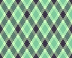 Seamless mint green and grey plaid pattern. Perfect for textile design, website backgrounds, or crafting projects. The subtle color palette evokes calmness and sophistication. vector