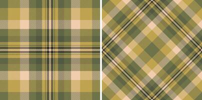 Elegant olive and gold plaid patterns, perfect for textile design, autumnal branding, or rusticchic projects. Versatile and stylish, these seamless textures offer a sophisticated and timeless appeal. vector