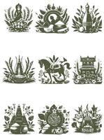 Good Seollal Collection Design vector