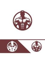 Muscule Riot Logo Design vector