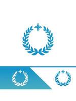 Blossom Wreath works Design vector