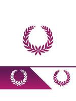 Wreath of Life Logo Design vector