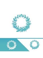 Wreath of Joy Logo Design vector