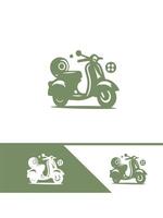 Hyper Glide scooter logo vector