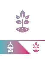 Root Spring Seedling Logo Design vector
