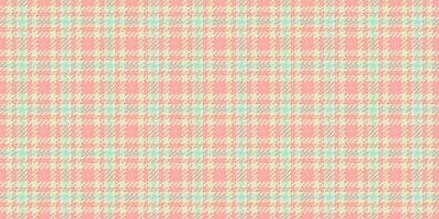 Colourful check texture background, multicolored textile seamless pattern. Shape plaid fabric tartan in light and red colors. vector