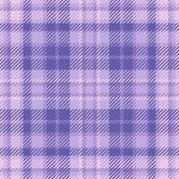 Conceptual check texture seamless, contemporary plaid textile pattern. Shabby background fabric tartan in light and indigo colors. vector