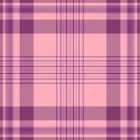 Tiny fabric texture textile, halftone check pattern tartan. Gift paper plaid background seamless in pink and red colors. vector