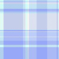 Pajamas textile texture , iconic seamless check fabric. Menu pattern plaid tartan background in light and blue colors. vector