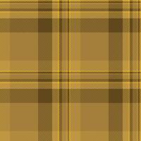 Elegant gold and brown plaid pattern. Perfect for autumnal designs, textile projects, or adding a touch of sophisticated texture to your work. vector