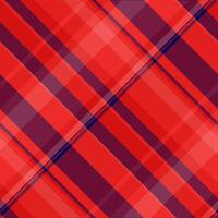 Diverse plaid tartan textile, empty texture background pattern. Pop seamless fabric check in red and blue colors. vector