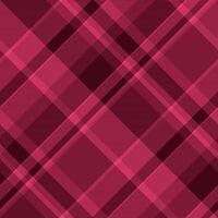 Fade pattern fabric textile, plank plaid texture . Finish seamless check tartan background in red and temptation colors. vector