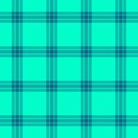 Path fabric plaid texture, folk pattern seamless. Baby check tartan textile background in teal and bright colors. vector