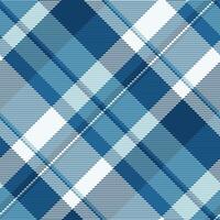 Stylish blue and white diagonal plaid pattern. Perfect for textile design, fashion, or website backgrounds. Modern geometric texture with a cool, sophisticated feel. vector