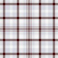 Rural background tartan seamless, warm pattern check textile. Velvet texture plaid fabric in white and dark colors. vector