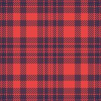 Vibrant red and darknavy plaid pattern. Perfect for textile design, fallwinter themes, or adding a touch of rustic charm to your projects. vector