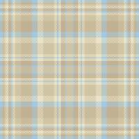 Youth seamless check texture, neat background tartan textile. Paint pattern plaid fabric in light and pastel colors. vector