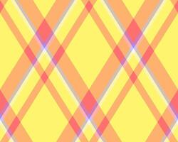 Vibrant yellow, coral, and gray plaid pattern. Perfect for textile design, website backgrounds, or crafting projects. Seamless repeat creates endless design possibilities. vector