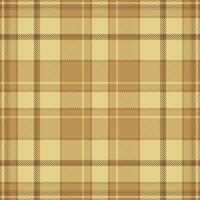 Elegant beige and brown plaid pattern. Perfect for textile design, apparel, or website backgrounds. Subtle texture adds sophistication. Ideal for fall or autumn themes. vector