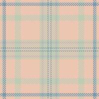 Elegance plaid tartan background, relax fabric check texture. Primary pattern textile seamless in pastel and light colors. vector