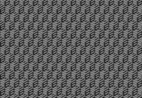 Abstract grayscale geometric pattern. Repeating isometric cubes create a seamless texture ideal for backgrounds, website design, or textile prints. Modern, minimalist style with a subtle 3D effect. vector