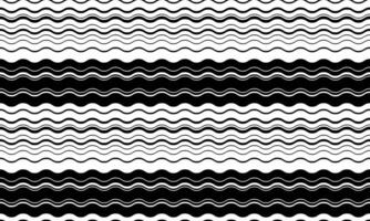 Abstract black and white wavy stripes pattern. Seamless design ideal for backgrounds, textiles, website design, and modern graphic projects. Stylish, minimalist aesthetic. vector