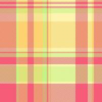 Place check plaid background, teenage texture fabric. Backdrop textile seamless pattern tartan in red and yellow colors. vector