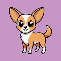 Snowboarding Chihuahua Having a Blast vector
