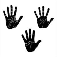Artistic Handprint Design vector