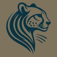 Cheetah Illustration Styles and Variations vector