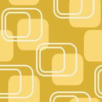 Seamless pattern cube on yellow background for wallpaper and texture vector