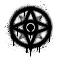 Navigation in graffiti style. location. GPS elements pack symbol template for graphic and web design collection logo. vector